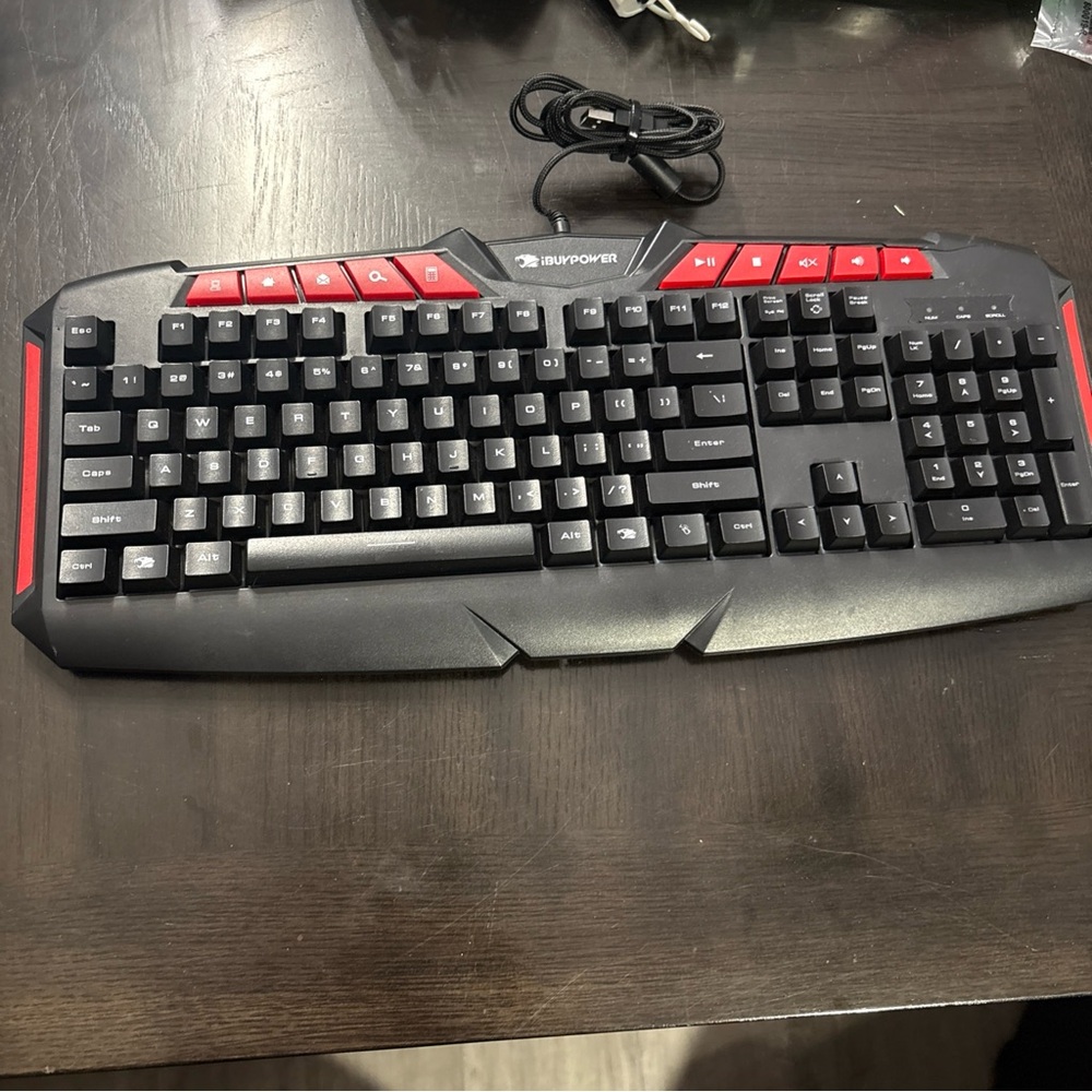 IBuyPower | IBP-ARES-M1-KB | Wired Keyboard | Black | Enhanced Gaming Experience
